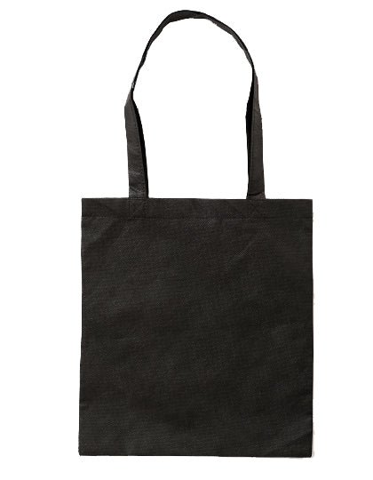 PP Shopper Bag Long Handles in Black, Größe approx. 38 x 42 cm