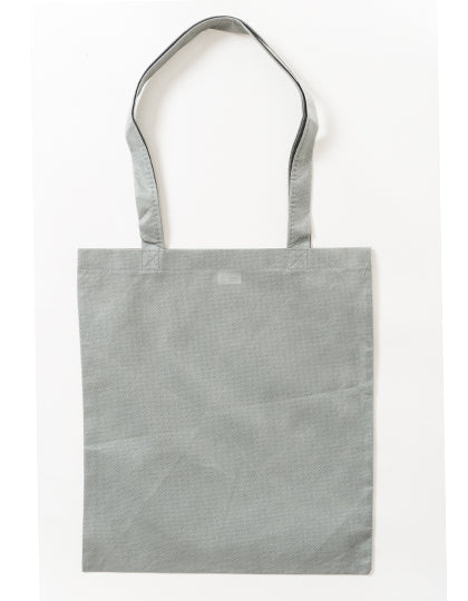 PP Shopper Bag Long Handles in Light Grey (ca. Pantone 421U), Größe approx. 38 x 42 cm