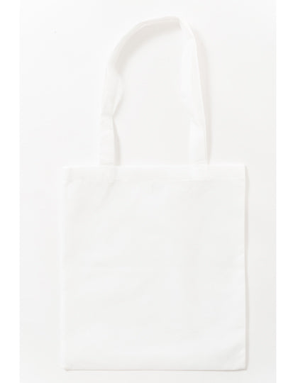 PP Shopper Bag Long Handles in White, Größe approx. 38 x 42 cm