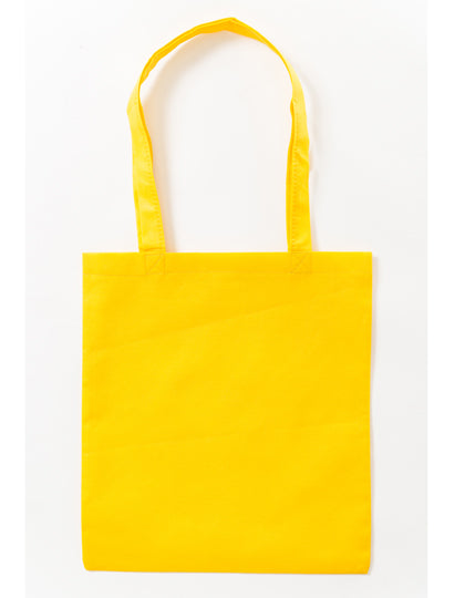 PP Shopper Bag Long Handles in Yellow (ca. Pantone 115U-HKS 04), Größe approx. 38 x 42 cm