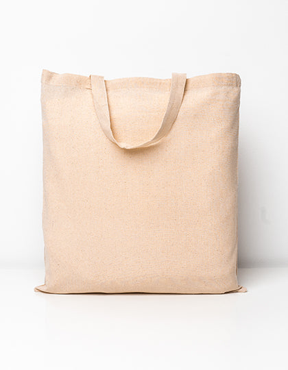 Cotton Bag BASIC Short Handles in Natural, Größe approx. 38 x 42 cm