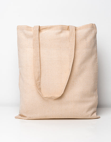 Cotton Bag BASIC Long Handles in Natural, Größe approx. 38 x 42 cm