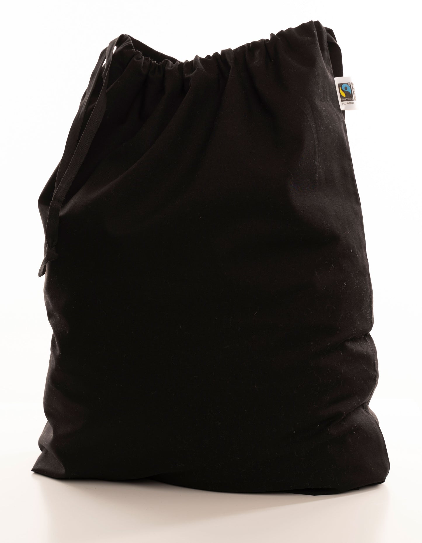 Small Fairtrade Cotton Stuff Bag in Black, Größe 30 x 40 cm