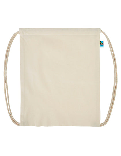 Fairtrade Cotton Gymbag in Natural, Größe 38 x 46 cm