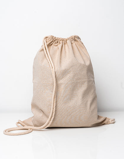 Recycled Gymbag in Natural, Größe 38 x 46 cm