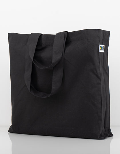 Fairtrade Cotton Oversized Bag in Black, Größe 49 x 50 cm