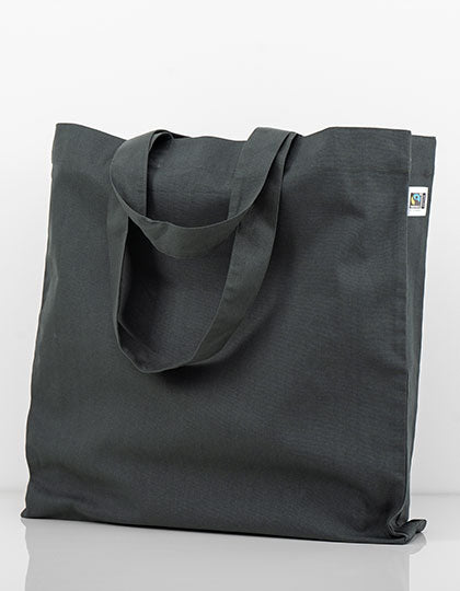 Fairtrade Cotton Oversized Bag in Graphite Grey (ca. Pantone 447C), Größe 49 x 50 cm