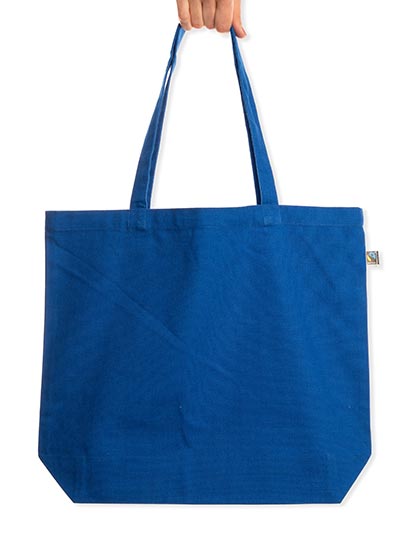 Fairtrade Cotton Oversized Bag in Royal (ca. Pantone 287C), Größe 49 x 50 cm