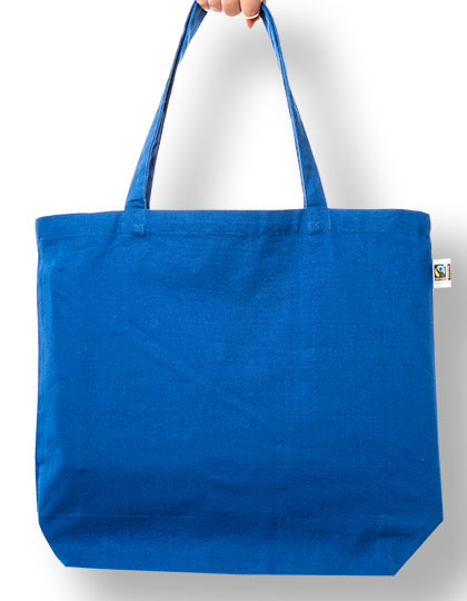 Fairtrade Cotton Canvas Bag in Royal (ca. Pantone 287C), Größe 46 x 40 cm