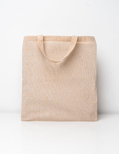 Cotton Bag Natural Short Handles in Natural, Größe approx. 38 x 42 cm