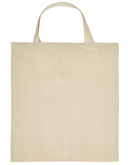 Cotton Bag Short Handles in Natural, Größe approx. 38 x 42 cm