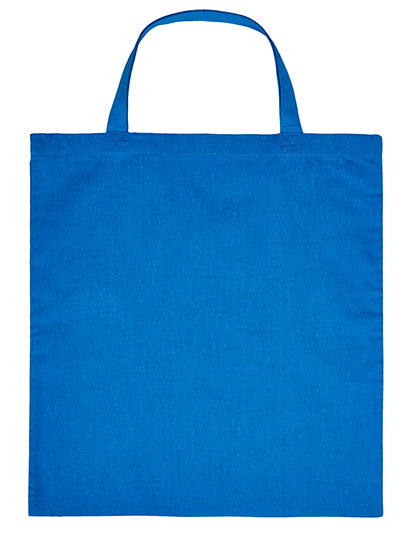Cotton Bag Short Handles in Royal (ca. Pantone 285C), Größe approx. 38 x 42 cm