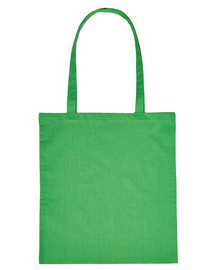 Cotton Bag Long Handles in Light Green (ca. Pantone 361C), Größe approx. 38 x 42 cm