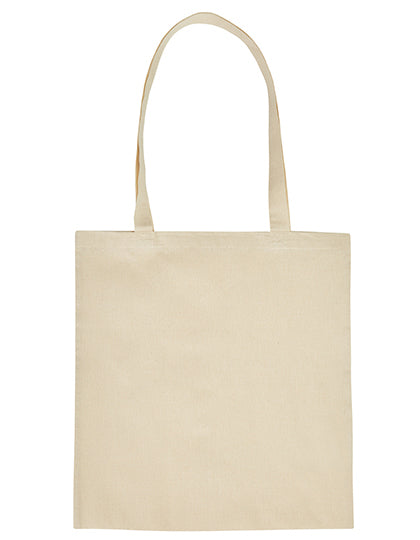 Cotton Bag Long Handles in Natural, Größe approx. 38 x 42 cm