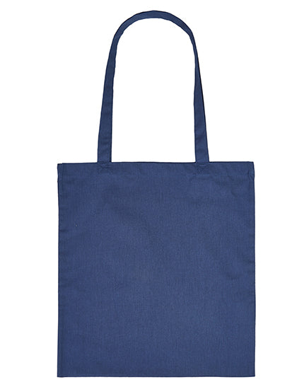 Cotton Bag Long Handles in Navy (ca. Pantone 295C), Größe approx. 38 x 42 cm