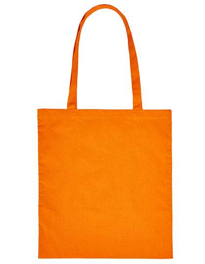 Cotton Bag Long Handles in Orange (ca. Pantone 1505C), Größe approx. 38 x 42 cm