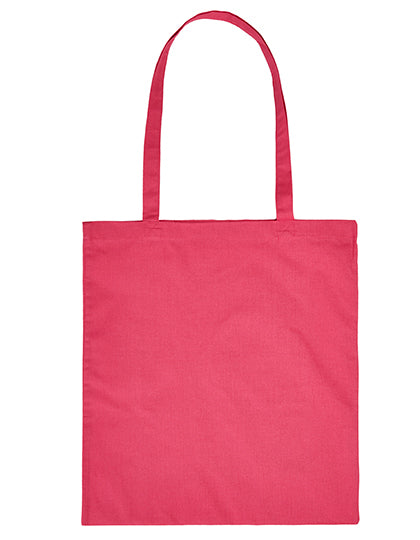 Cotton Bag Long Handles in Pink (ca. Pantone 225C), Größe approx. 38 x 42 cm