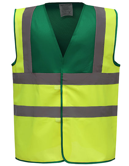 Hi-Vis 2 Bands & Braces Waistcoat