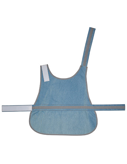 Hi-Vis Dog´s Vest in Washed Denim, Größe L
