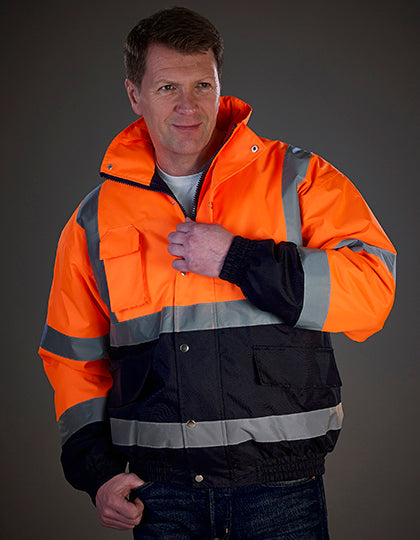 Hi-Vis Two-Tone Bomber Jacket