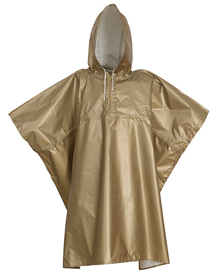 Promo Poncho in Gold, Größe Large