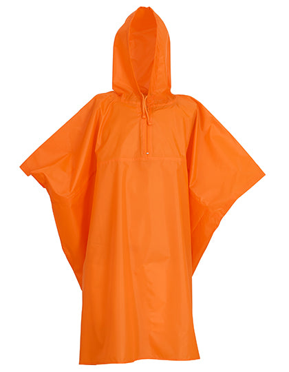 Promo Poncho in Hi-Vis Orange, Größe Large