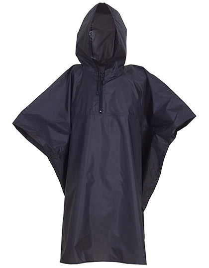 Promo Poncho in Navy, Größe Large