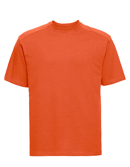 Adults' Heavy Duty T-Shirt in Orange, Größe 4XL