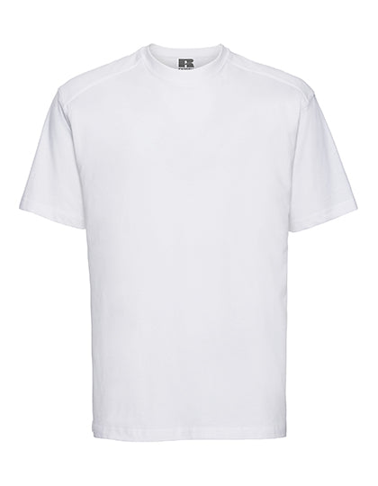 Adults' Heavy Duty T-Shirt in White, Größe 4XL
