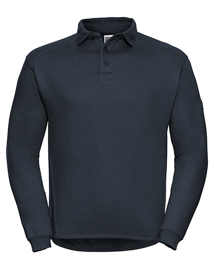 Adults' Heavy Duty Collar Sweatshirt in French Navy, Größe 4XL
