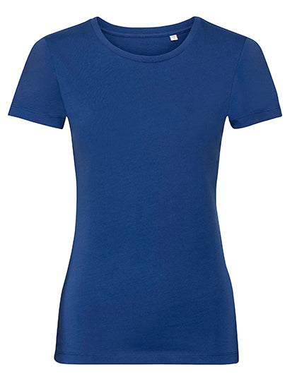 Ladies´ Pure Organic Tee in Bright Royal, Größe XXL