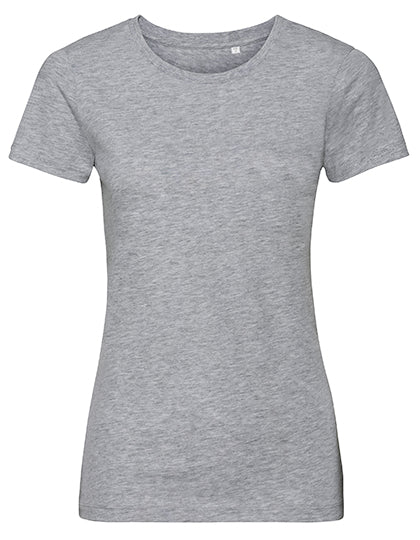 Ladies´ Pure Organic Tee in Light Oxford (Heather), Größe XXL