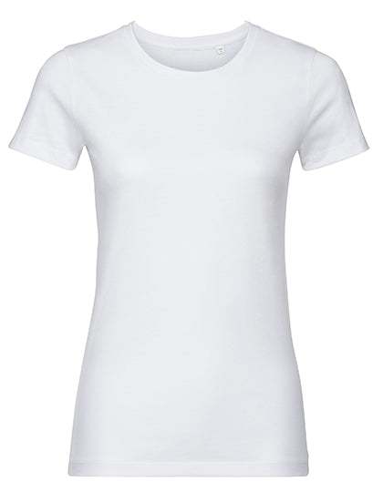 Ladies´ Pure Organic Tee in White, Größe XXL