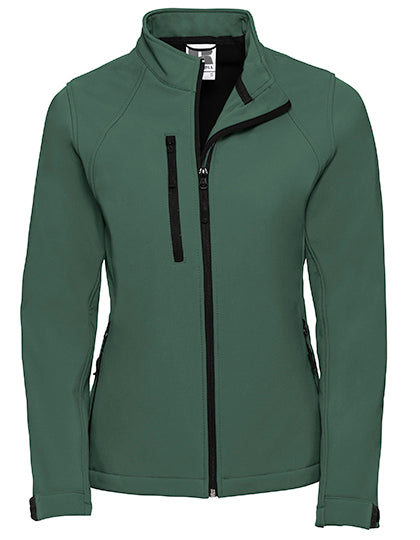 Ladies´ Softshell Jacket in Bottle Green, Größe 4XL