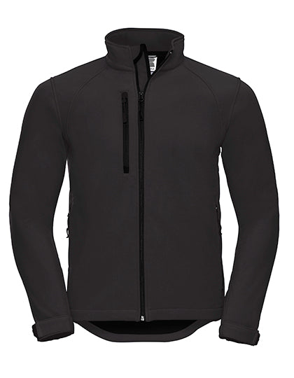 Men´s Softshell Jacket in Black, Größe 4XL