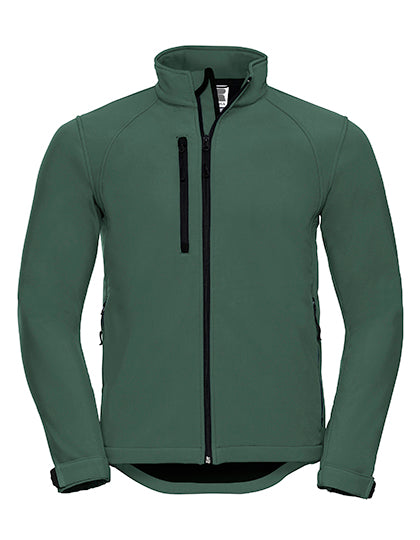 Men´s Softshell Jacket in Bottle Green, Größe 4XL
