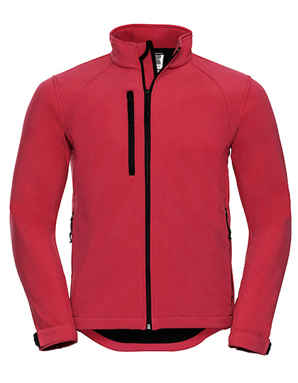 Men´s Softshell Jacket in Classic Red, Größe 4XL