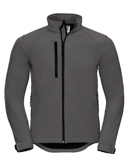 Men´s Softshell Jacket in Titanium (Solid), Größe 4XL