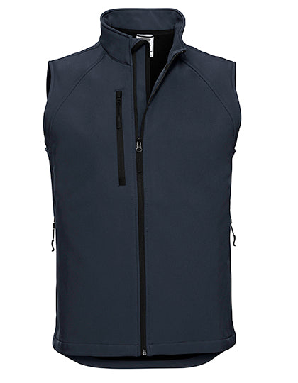 Men´s Softshell Gilet in French Navy, Größe XXL