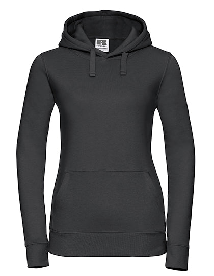 Ladies´ Authentic Hooded Sweat in Black, Größe XXL