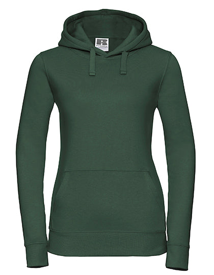 Ladies´ Authentic Hooded Sweat in Bottle Green, Größe XL