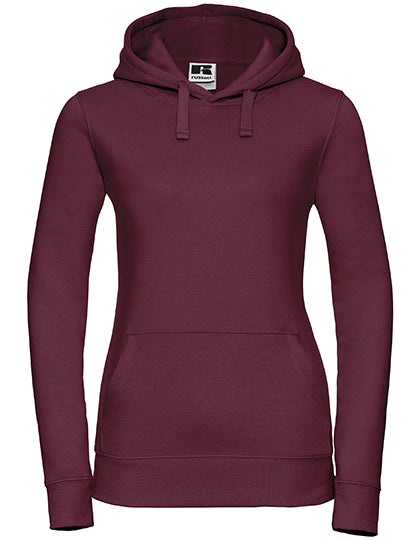 Ladies´ Authentic Hooded Sweat in Burgundy, Größe XL