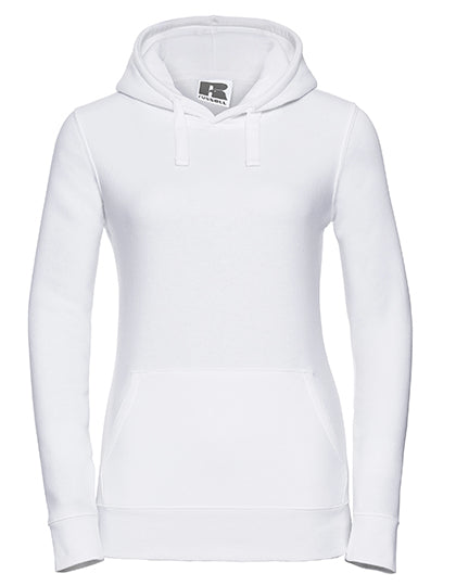 Ladies´ Authentic Hooded Sweat in White, Größe XL