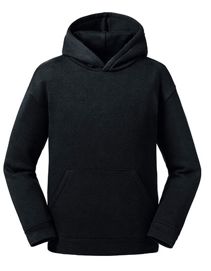 Kids´ Authentic Hooded Sweat in Black, Größe 164 (13/14)