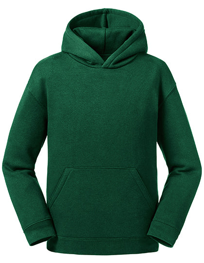 Kids´ Authentic Hooded Sweat in Bottle Green, Größe 164 (13/14)