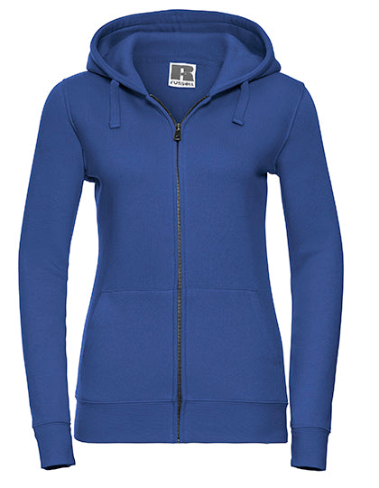 Ladies´ Authentic Zipped Hood Jacket in Bright Royal, Größe XL