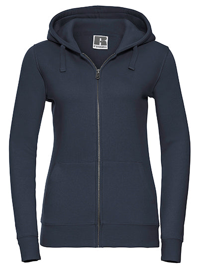 Ladies´ Authentic Zipped Hood Jacket in French Navy, Größe XXL
