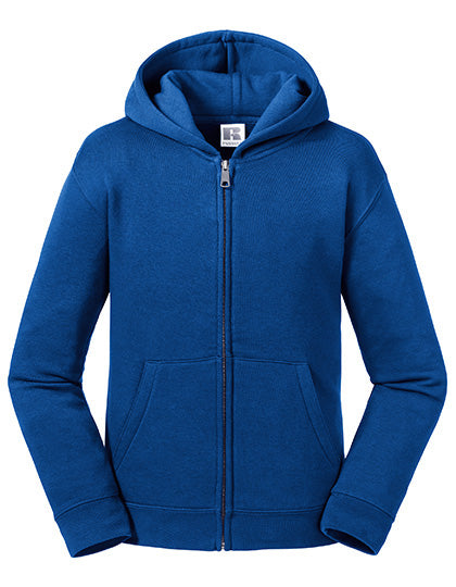 Kids´ Authentic Zipped Hooded Sweat in Bright Royal, Größe 164 (13/14)