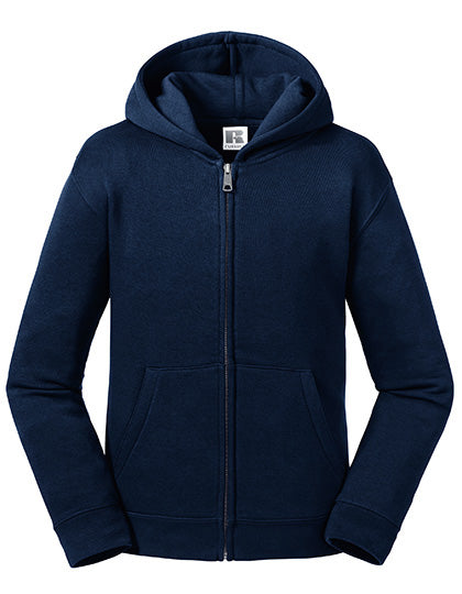 Kids´ Authentic Zipped Hooded Sweat in French Navy, Größe 164 (13/14)