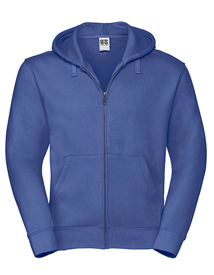 Adults' Authentic Zipped Hood Jacket in Bright Royal, Größe 3XL